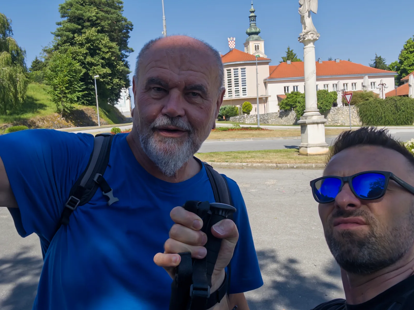Željac i ja dvije minute nakon polaska